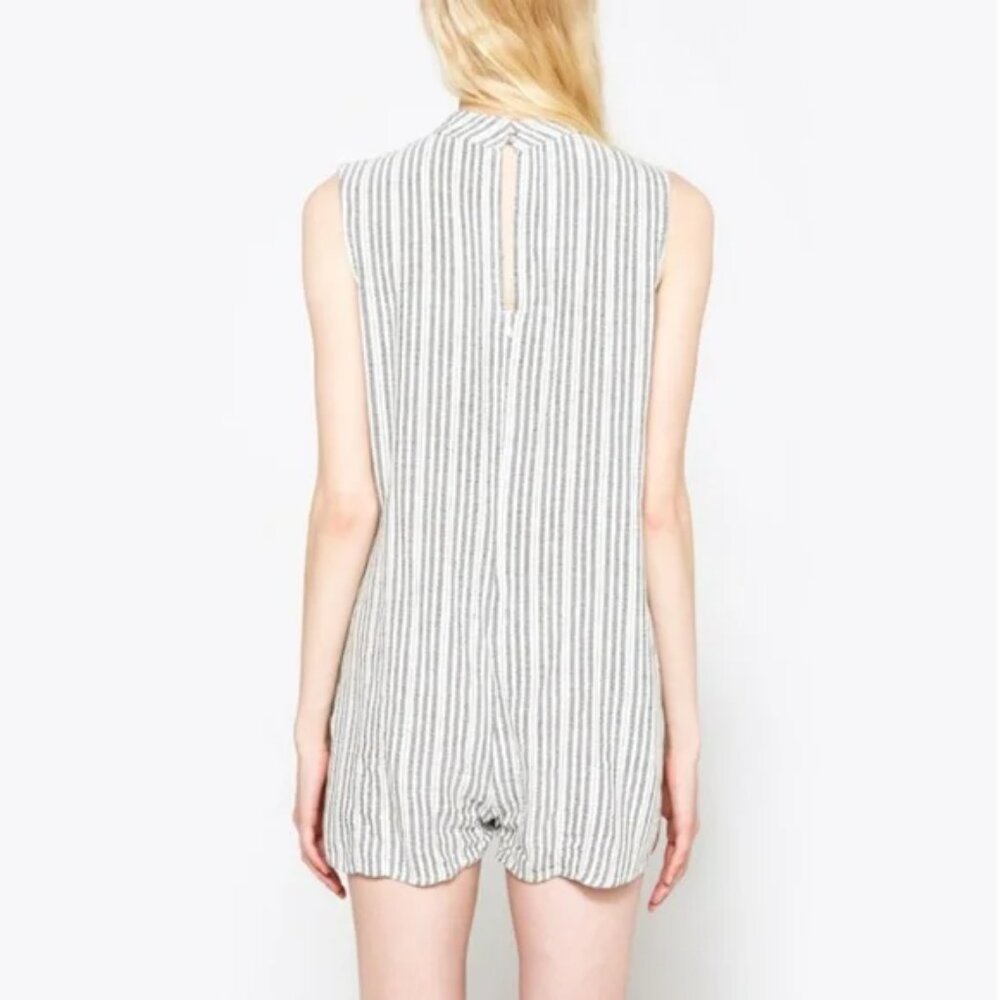 Stelen by Need Supply Striped Malta Romper size Large - Picture 3 of 11